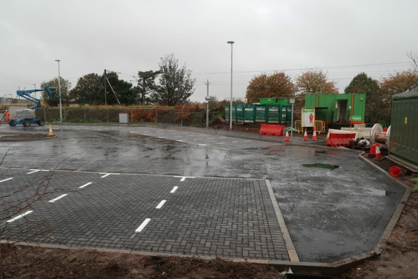 East Linton Station Construction - 2023-10-27